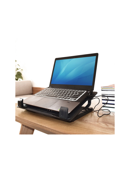 Ewent EW1258 almohadilla fría 43,2 cm (17") 1000 RPM Negro