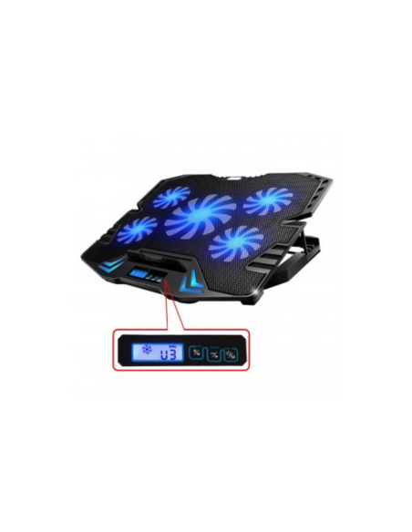 Ewent EW1259 almohadilla fría 43,2 cm (17") 2500 RPM Negro