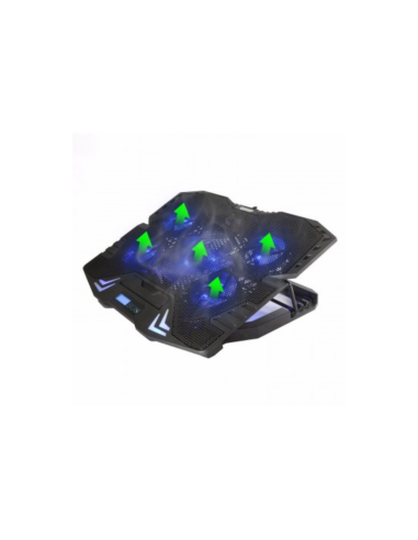 Ewent EW1259 almohadilla fría 43,2 cm (17") 2500 RPM Negro