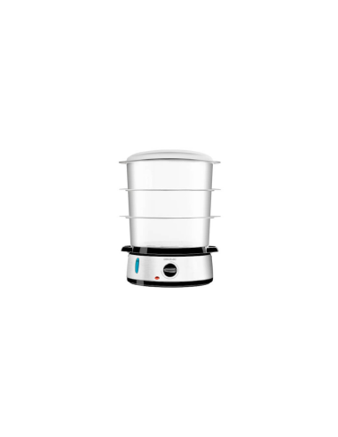 Cecotec Vapovita 3000 Inox vaporizador Independiente 800 W Negro, Acero inoxidable, Transparente