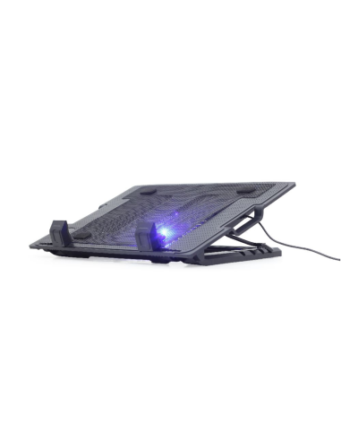 Gembird NBS-1F17T-01 almohadilla fría 43,2 cm (17") 1500 RPM Negro