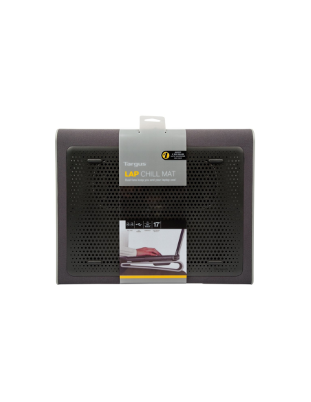 Targus AWE55GL almohadilla fría 43,2 cm (17") 1900 RPM Negro, Gris