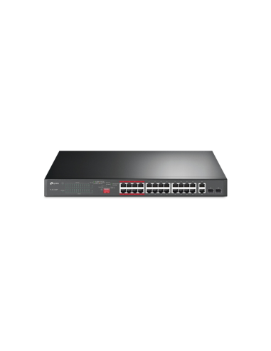 TP-Link TL-SL1226P switch No administrado Gigabit Ethernet (10/100/1000) Energía sobre Ethernet (PoE) 1U Gris