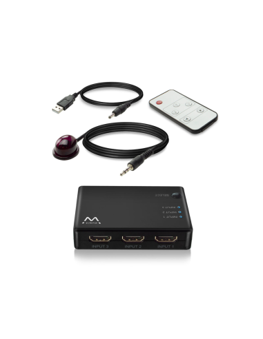 Ewent EW3730 interruptor de video HDMI