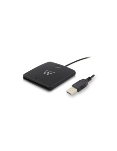 Ewent EW1052 lector de tarjeta inteligente USB USB 2.0 Negro 2