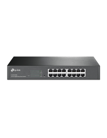 TP-Link TL-SG1016DE Gestionado L2 Gigabit Ethernet (10/100/1000) 1U Negro
