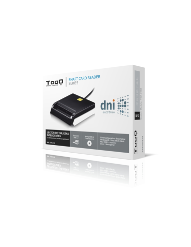 TooQ TQR-210B lector de tarjeta inteligente Interior