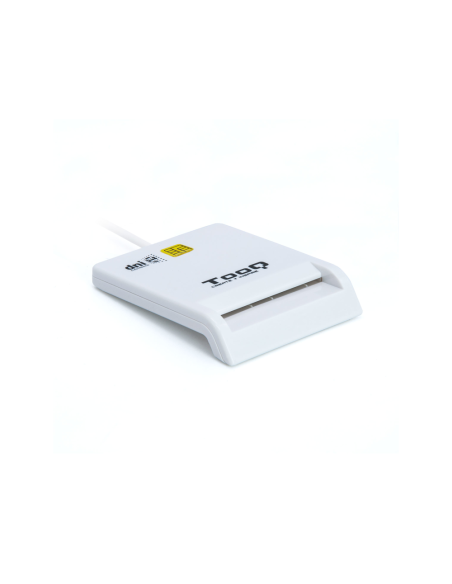 TooQ TQR-210W lector de tarjeta inteligente Interior USB 2.0 Blanco