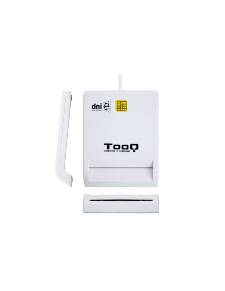 TooQ TQR-210W lector de tarjeta inteligente Interior USB 2.0 Blanco