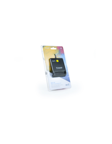 TooQ Lector de Tarjetas Inteligentes DNIe SIM USB-C, Negro