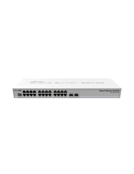 Mikrotik CRS326-24G-2S+RM switch Gestionado L2 Gigabit Ethernet (10/100/1000) Gris
