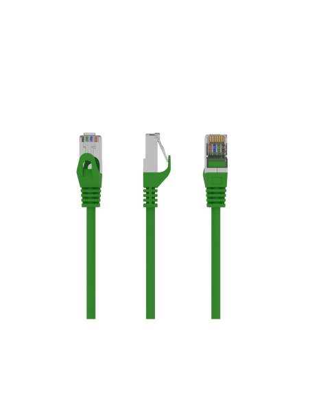 Gembird 1m CAT6 cable de red Verde F/FTP (FFTP)