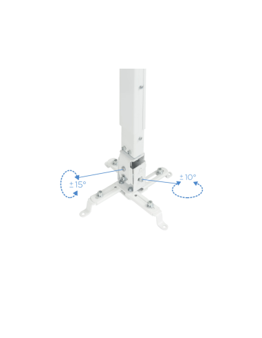 TooQ PJ2012T-W montaje para projector Techo Blanco