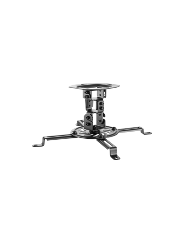 AISENS Soporte Universal Giratorio, Inclinable de Techo para Proyector 13.5Kg, Negro