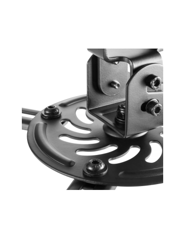 AISENS Soporte Universal Giratorio, Inclinable de Techo para Proyector 13.5Kg, Negro