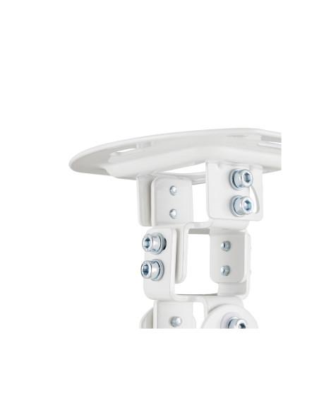 AISENS Soporte Universal Giratorio, Inclinable de Techo para Proyector 13.5Kg, Blanco
