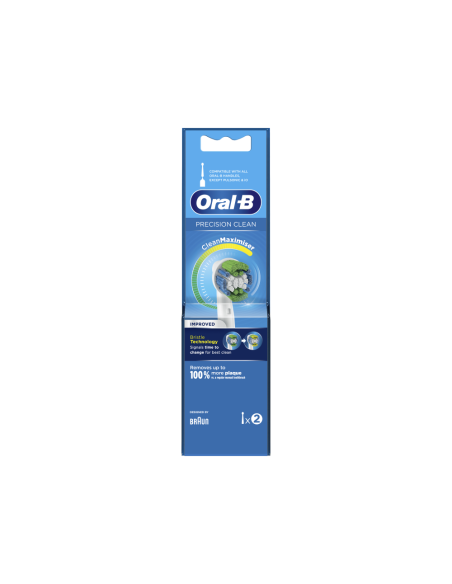 Oral-B Precision Clean 80338441 cepillo de cabello 2 pieza(s) Azul, Verde, Blanco