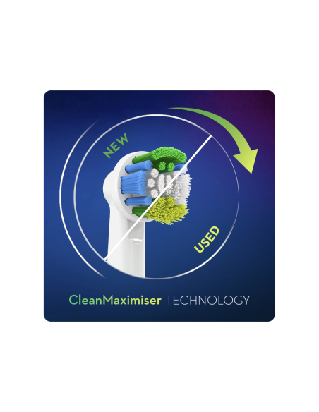 Oral-B Precision Clean 80338441 cepillo de cabello 2 pieza(s) Azul, Verde, Blanco