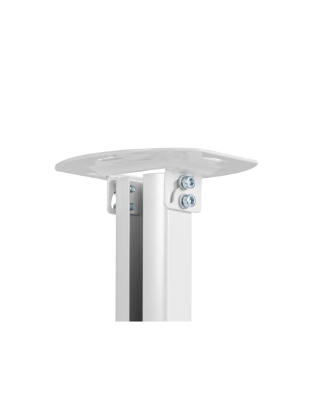 AISENS Soporte Universal Giratorio, Inclinable y Extensible de Techo para Proyector 13.5Kg, Blanco