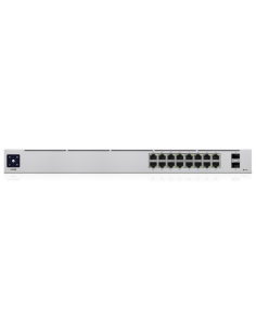 Ubiquiti UniFi 16-Port PoE Gestionado L2/L3 Gigabit Ethernet (10/100/1000) Energía sobre Ethernet (PoE) 1U Plata