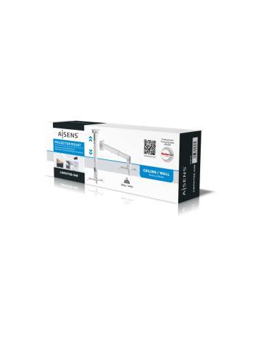 AISENS CWP01TSE-049 montaje para projector Pared/techo Blanco