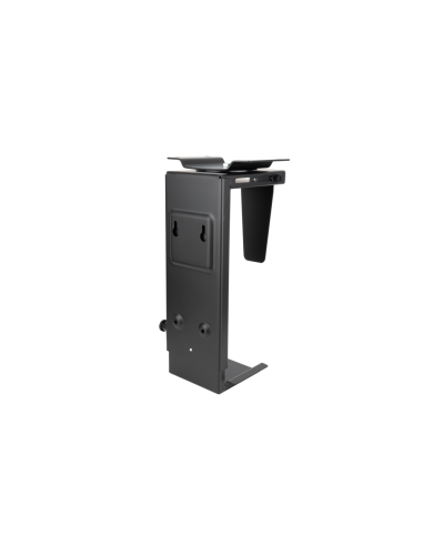 TooQ Soporte Metálico para CPU para Escritorio/Pared, Negro