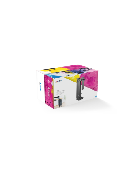 TooQ Soporte Metálico para CPU para Escritorio/Pared, Negro