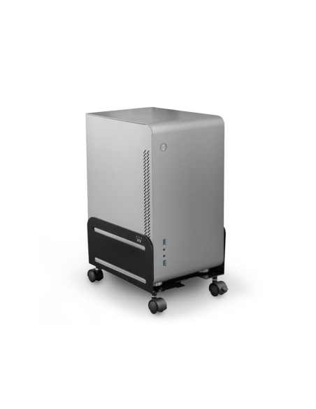 Ewent EW1291 soporte de CPU Carro para equipo informático Negro