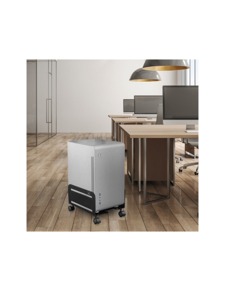 Ewent EW1291 soporte de CPU Carro para equipo informático Negro