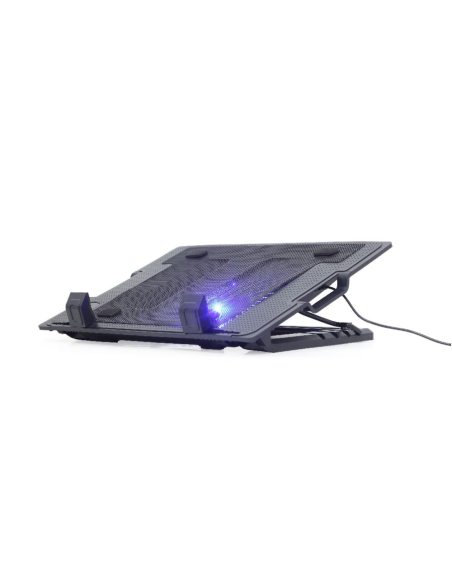 Gembird NBS-1F17T-01 almohadilla fría 43,2 cm (17") 1500 RPM Negro