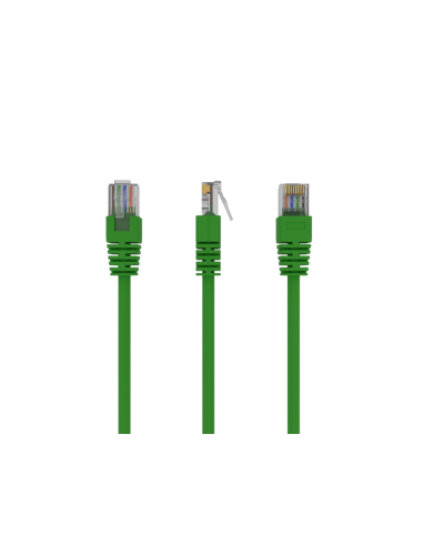 Gembird PP12-1M/G cable de red Verde Cat5e
