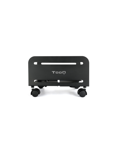 TooQ Soporte metálico para CPU de suelo con ruedas