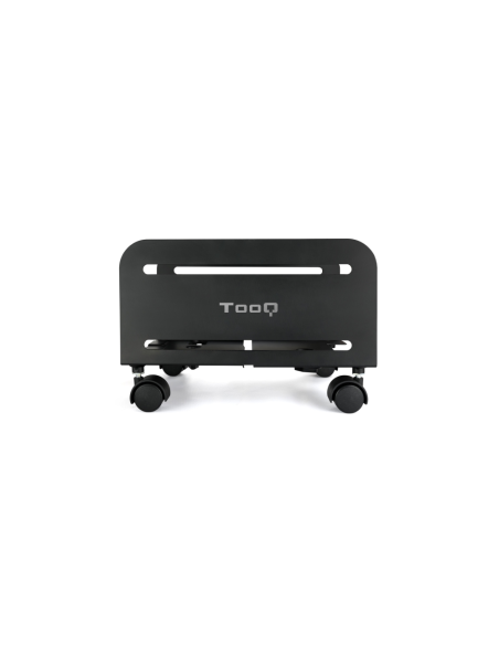 TooQ Soporte metálico para CPU de suelo con ruedas
