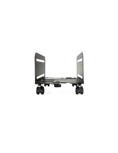 TooQ Soporte metálico para CPU de suelo con ruedas