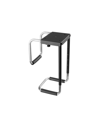 AISENS MPC08-337 soporte de CPU Soporte para instalación de CPU bajo mesa Negro, Plata