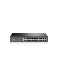 TP-Link TL-SF1024D No administrado Fast Ethernet (10/100) 1U Negro
