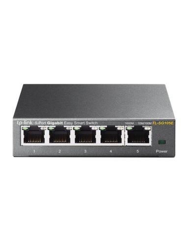 TP-Link TL-SG105E Gestionado L2 Gigabit Ethernet (10/100/1000) Negro