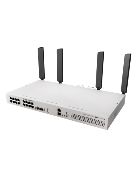 Mikrotik CRS418-8P-8G-2S+5axQ2axQ-RM L2/L3 Gigabit Ethernet (10/100/1000) Energía sobre Ethernet (PoE) 1U