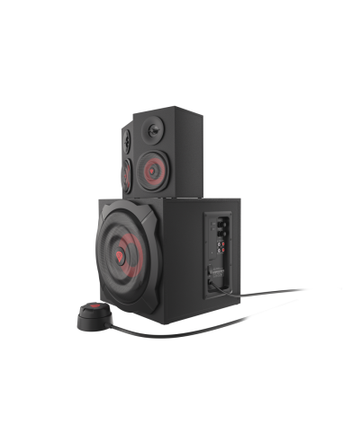 GENESIS Helium 610BT conjunto de altavoces 60 W PC/ordenador portátil Negro, Rojo 2.1 canales De 2 vías 30 W Bluetooth
