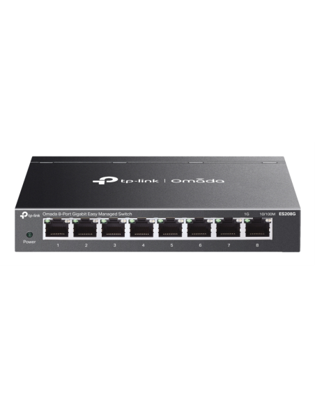 TP-Link Omada ES208G switch Gestionado L2 Gigabit Ethernet (10/100/1000) Negro