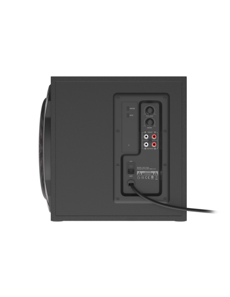 GENESIS Helium 610BT conjunto de altavoces 60 W PC/ordenador portátil Negro, Rojo 2.1 canales De 2 vías 30 W Bluetooth