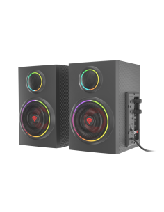 GENESIS Helium 300 BT conjunto de altavoces 24 W PC/ordenador portátil Negro 2.0 canales De 2 vías Bluetooth 2