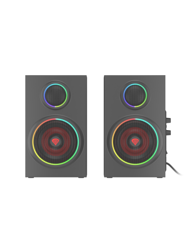 GENESIS Helium 300 BT conjunto de altavoces 24 W PC/ordenador portátil Negro 2.0 canales De 2 vías Bluetooth