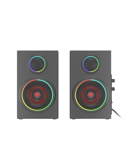 GENESIS Helium 300 BT conjunto de altavoces 24 W PC/ordenador portátil Negro 2.0 canales De 2 vías Bluetooth