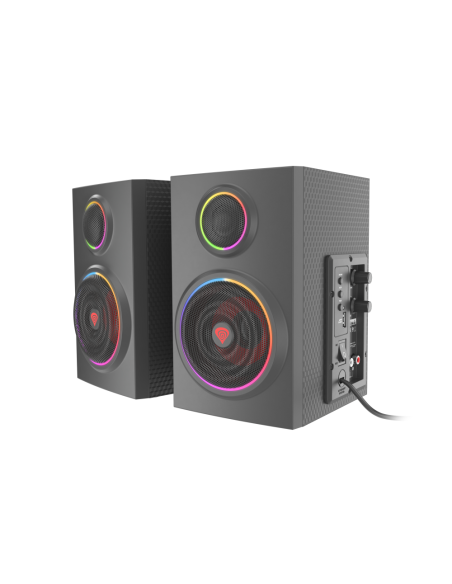 GENESIS Helium 300 BT conjunto de altavoces 24 W PC/ordenador portátil Negro 2.0 canales De 2 vías Bluetooth