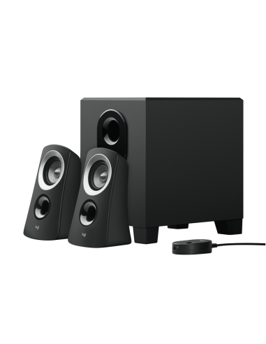 Logitech 980-000413 conjunto de altavoces 25 W PC Negro 2.1 canales 5 W