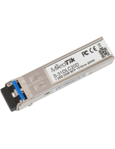 Mikrotik S-31DLC20D red modulo transceptor 1250 Mbit/s SFP 1310 nm
