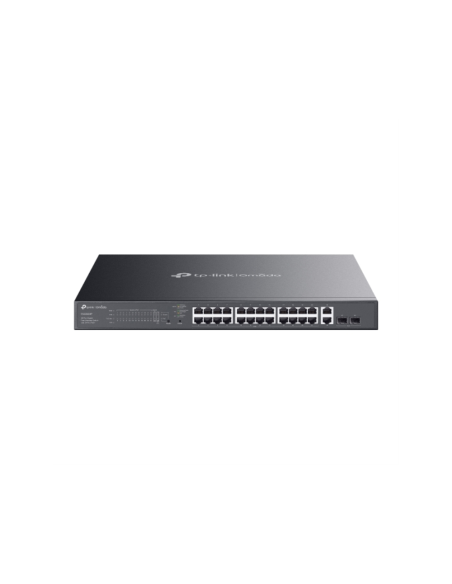 TP-Link Omada ES228GMP switch Gestionado L2 Gigabit Ethernet (10/100/1000) Energía sobre Ethernet (PoE) Negro