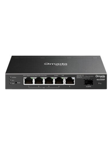 TP-Link SG2206MP switch L2 Gigabit Ethernet (10/100/1000) Energía sobre Ethernet (PoE)