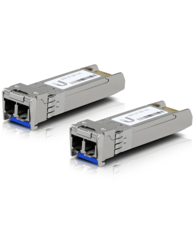 Ubiquiti UACC-OM-SM-10G-D-2 red modulo transceptor Fibra óptica 10000 Mbit/s SFP+ 1310 nm